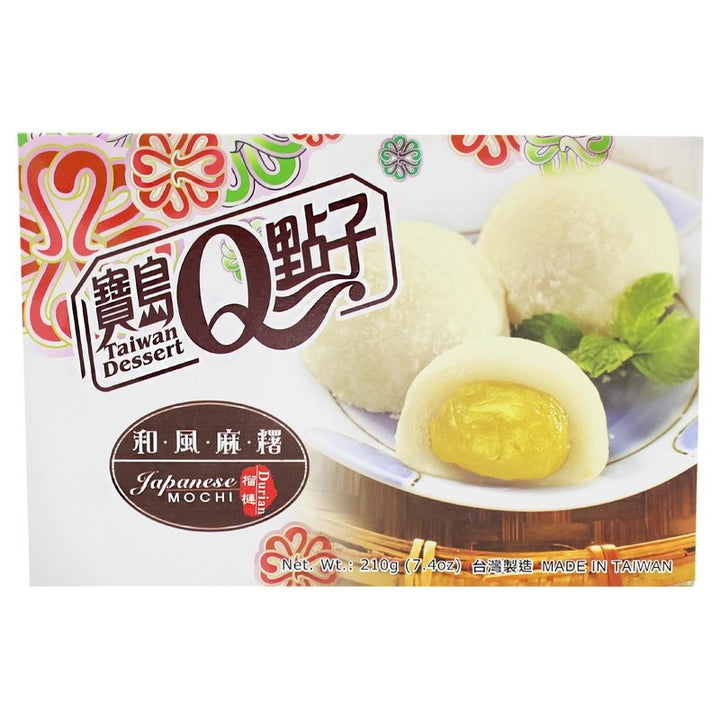 He Fong Durian Mochi 210g Q