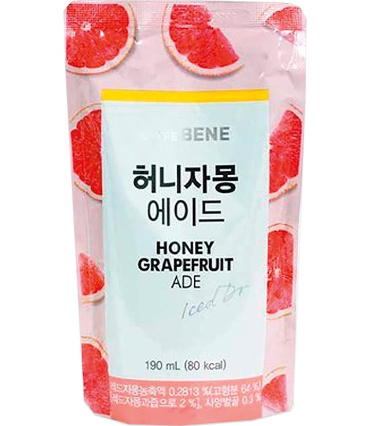 Honey Grapefruit Ade Ice Drink 190ml Caffe Bene