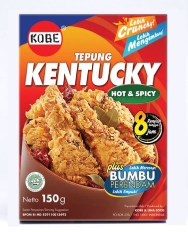 Kobe Tepung Kentucky Hot & Spicy 150g