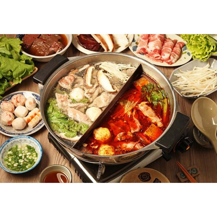 remo 2-compartment fondue pot Ø28cm