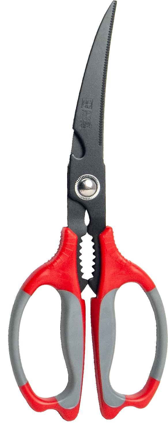 Japanese Scissors 25cm No. 76364F MATE Fluorine Coating Nikken - Curved