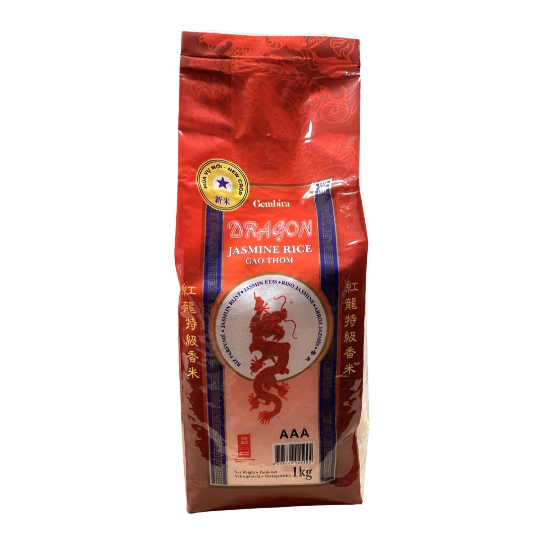Jasmine Rice 1kg Red Dragon