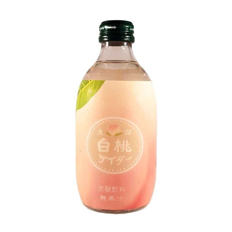 juicy white peach cider 300ml - Tomomasu