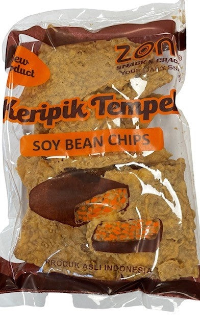 Keripik Tempeh 200gr Original Zona Brown pack