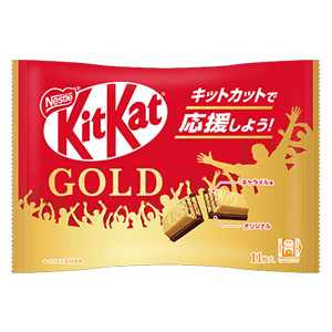 Kit Kat Mini Gold Caramel 11 pieces 127.6g Nestle Japan