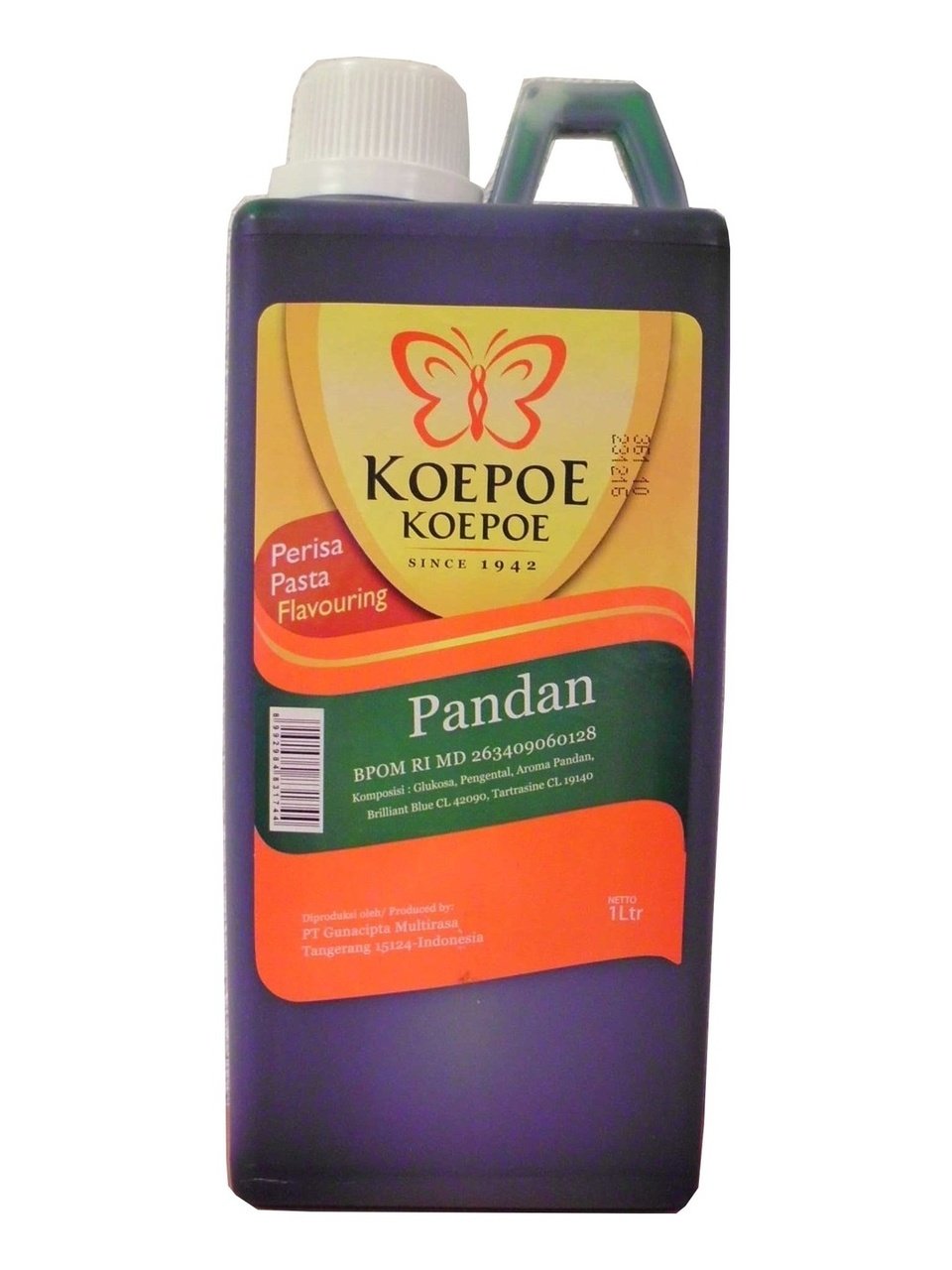 Pandan Pasta Flavoring 1 liter Koepoe Koepoe