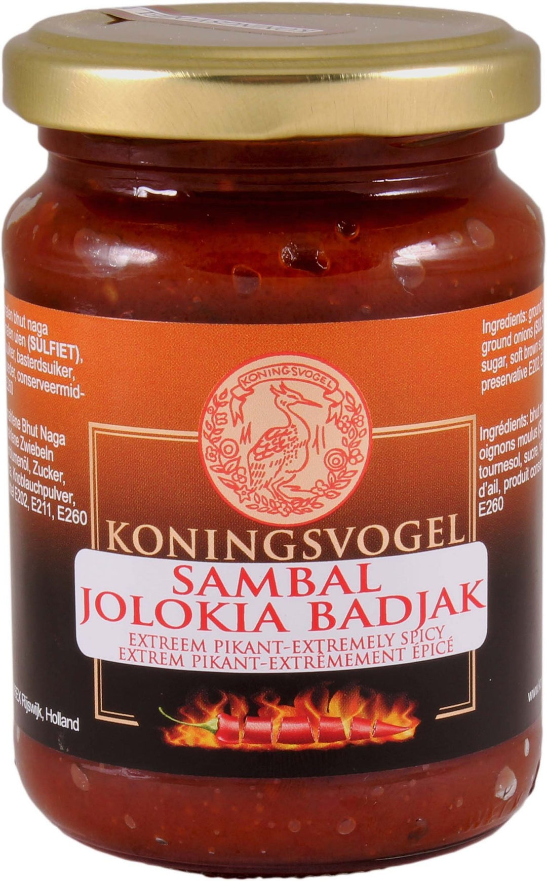 Koningsvogel Sambal jolakia badjak 200 g