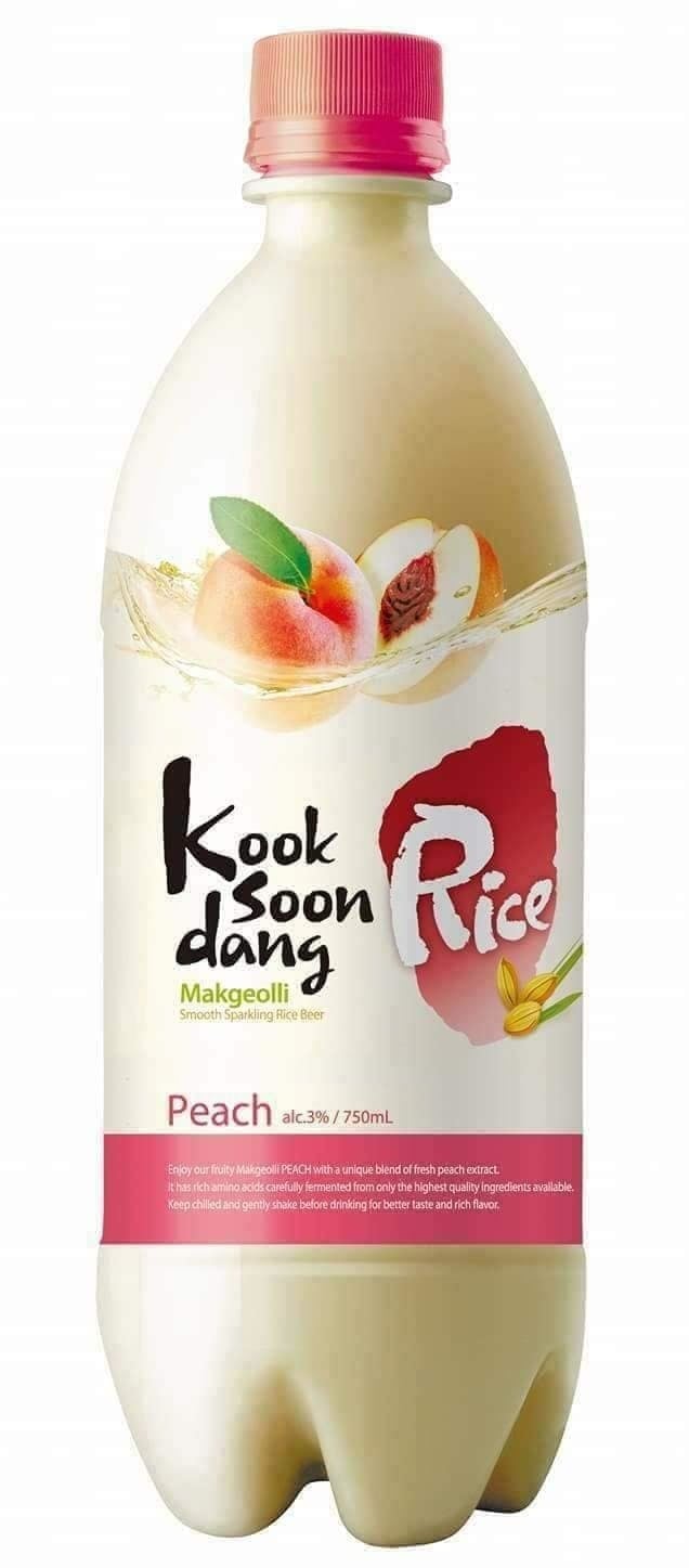 Peach Makgeolli 3% - 750ml Kooksoondang
