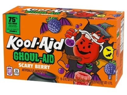 Kool-Aid Scary Berry 10x pouches 177ml Ghoul-Aid - Limit Edition