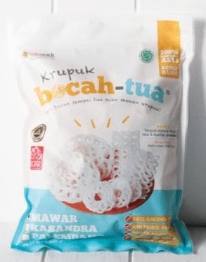 Krupuk Palembang spicy Bocah tua 200g Indos snack