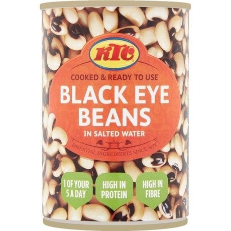 KTC Black Eye Beans 400g in can