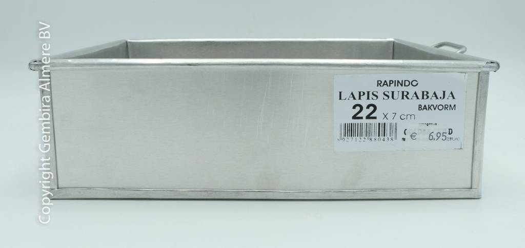 Lapis Surabaja baking pan 22x7cm Nesia