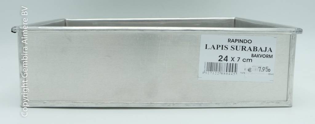 Lapis Surabaja baking pan 24x7cm Nesia