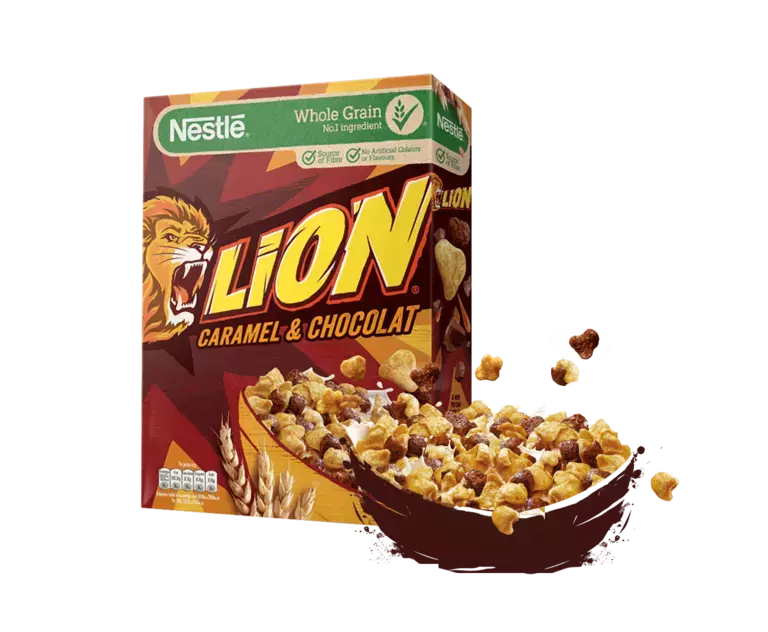 Lion Caramel & Chocolate Nestle 400g