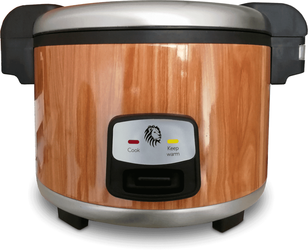 Lion rice cooker 5.4 ltr - 1950W Wood Look - 6089445