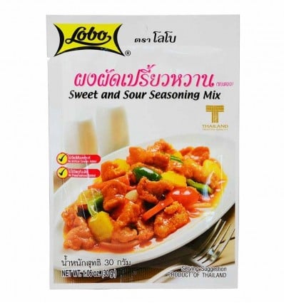 lobo sweet and sour seasoning mix 30gr