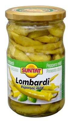 Lombardi pepperoni mild 550g Suntat