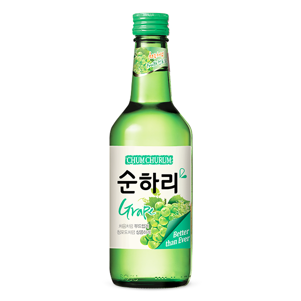 chum churum Grape soju 12% - 360ml soonhari