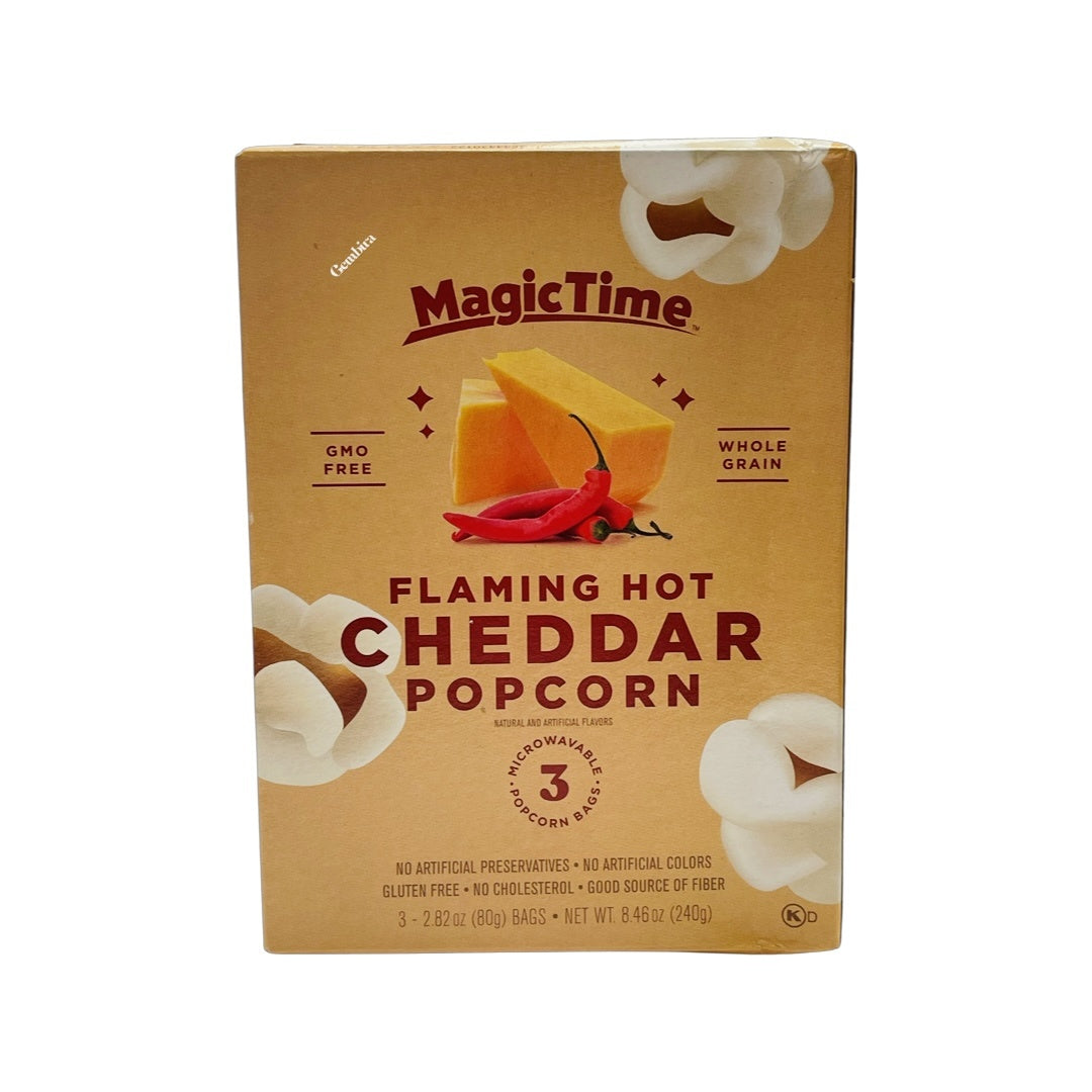 Magic Time Flaming Hot Cheddar Popcorn 240g