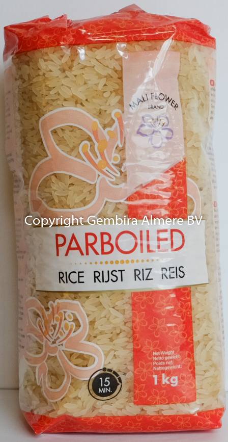 Parboiled rice 1kg - Mali Flower