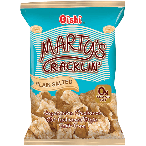 marty's cracklin Plain Salted 3.17 oz - 90g Oishi