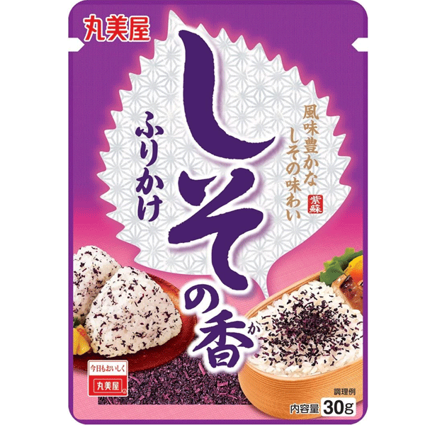 Marumiya Furikake Shisona-ka 30g purple pack