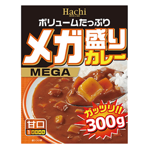 Mega Mori Instant Curry Mild 300g Hachi - Orange Label