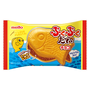 OUTLET: Meito Puku Puku Tai Choco Monaka 16.5g Best Before APRIL 2025