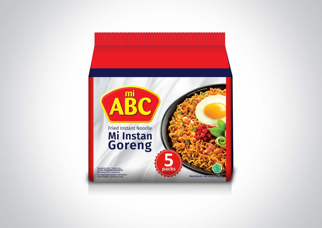 Mi Instant Goreng 5 packs (x70g) mi ABC Pancit Canton