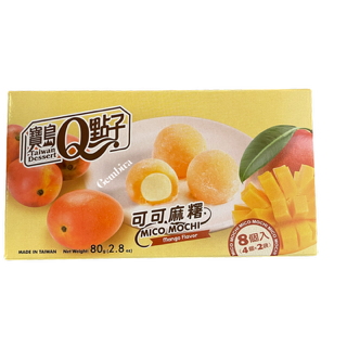 Mico Mochi Mango flavor cream 8 pieces - 80g Q