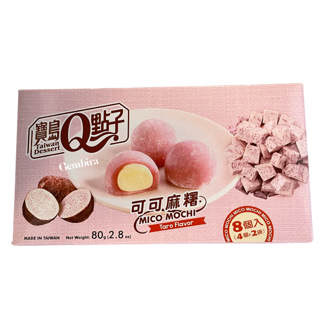 Mico Mochi Taro 8 pieces - 80g Q
