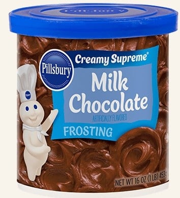 Milk Chocolate Frosting 16 oz - 453g Pillsbury