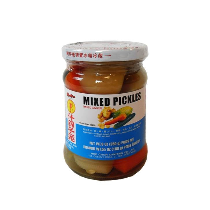 Mixed Pickles 250gr Mee Chun - Pot