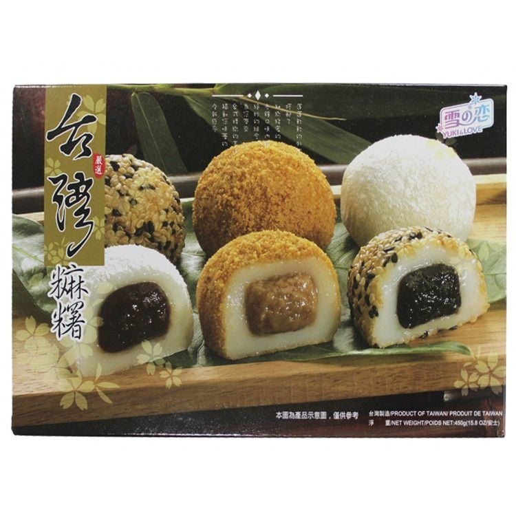 Mochi 450g Peanut, Sesame, Red bean - Yuki Love