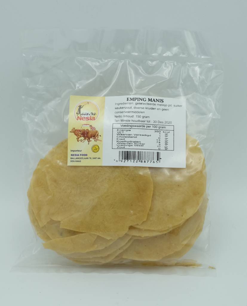 Emping Manis 150g Nesia unbaked