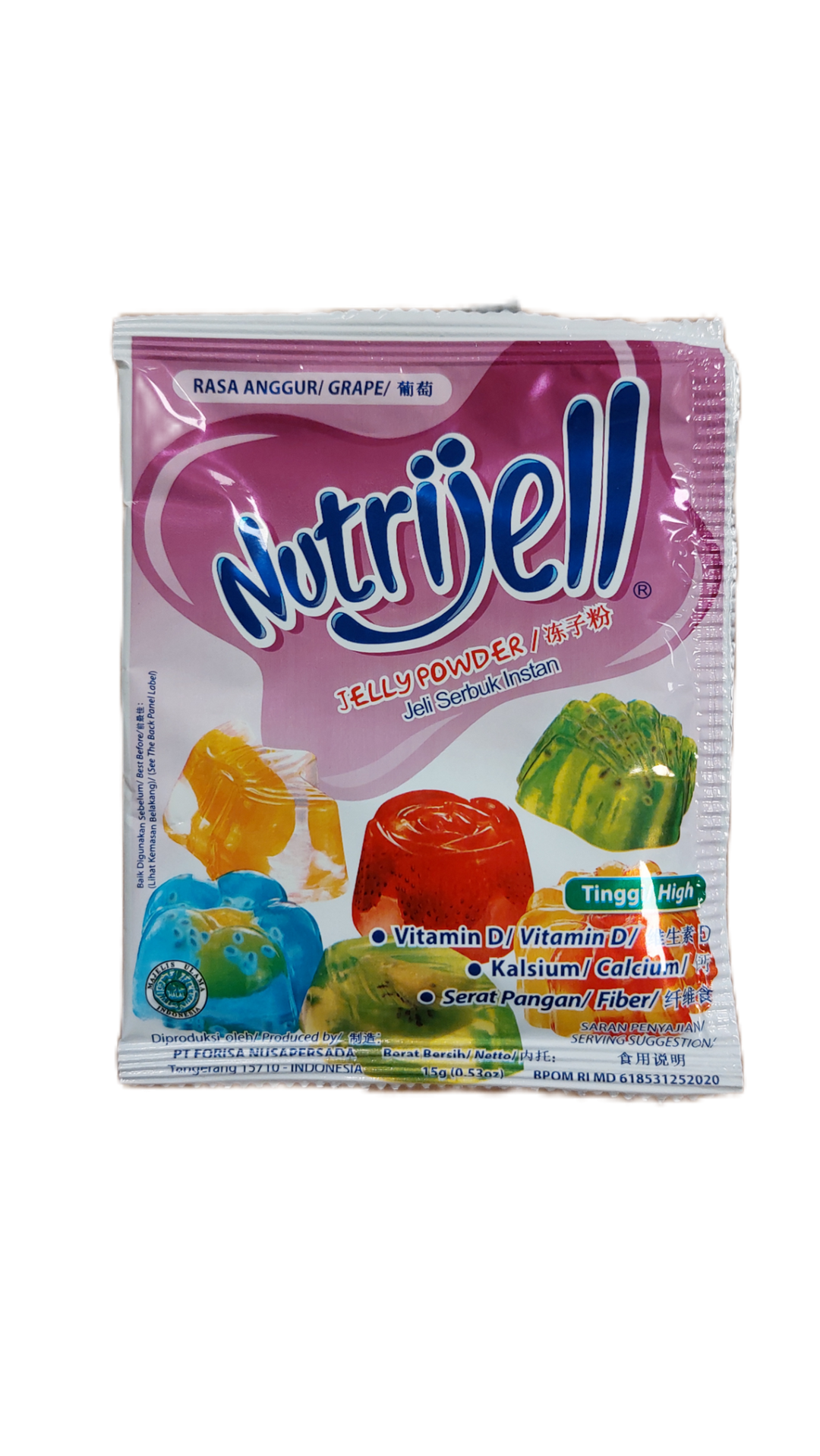 Nutrijell Jelly Powder Grape