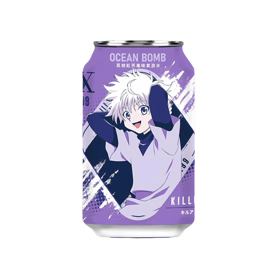 Killua- Lychee tea sparkling water 330ml Ocean Bomb
