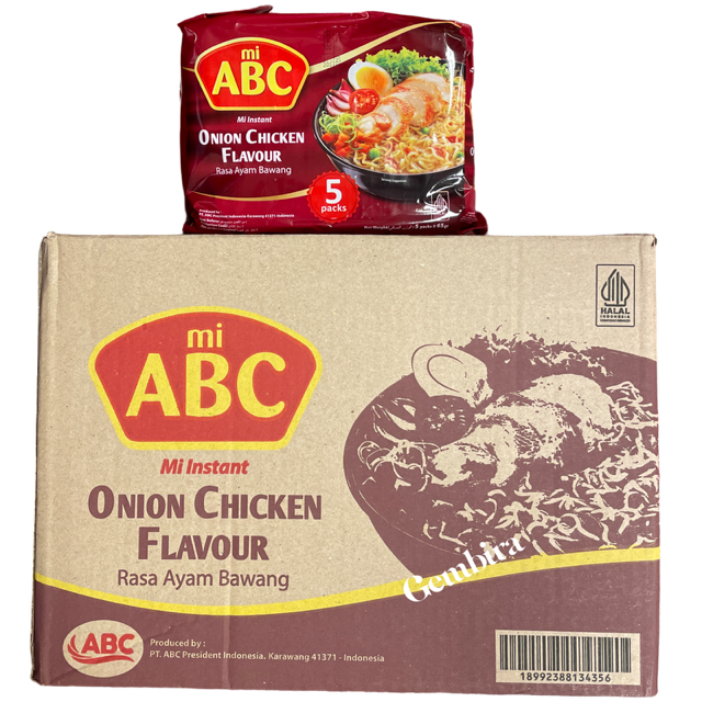 Onion Chicken Mi 40 packs (x65g) 1 box mi ABC - Rasa Ayam Bawang