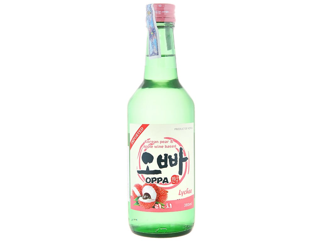 Soju Lychee Oppa 12% - 360ml