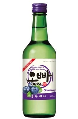 Oppa Soju Blue Berry 360ml