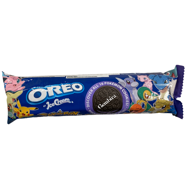 Oreo Blueberry Ice Cream Pokemon Chocolate Sandwich Cookies 119.6g