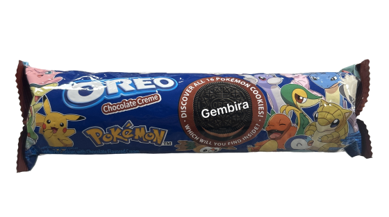 Oreo Chocolate Sandwich Cookies with Chocolate Cream - Pokemon