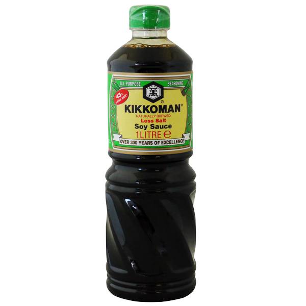 Kikkoman Soy sauce 1 liter less salt