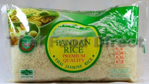 XO Thai Pandan Rice - Thai Hom Mali Rice 1kg