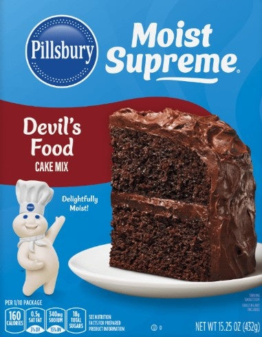 Pillsbury Devil's Food Cake Mix 15.25 oz - 432g