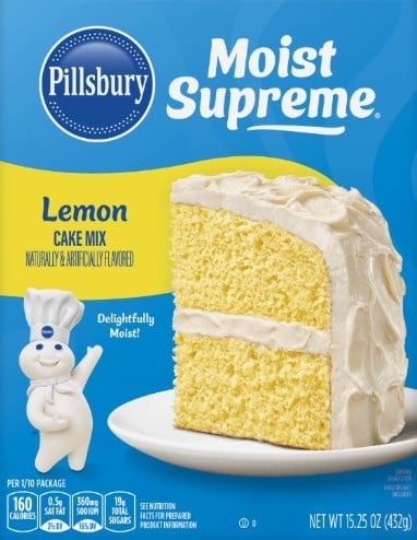 Pillsbury Lemon Cake Mix 15.25 oz - 432g