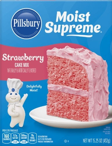 Pillsbury Strawberry Cake Mix 15.25 oz - 432g