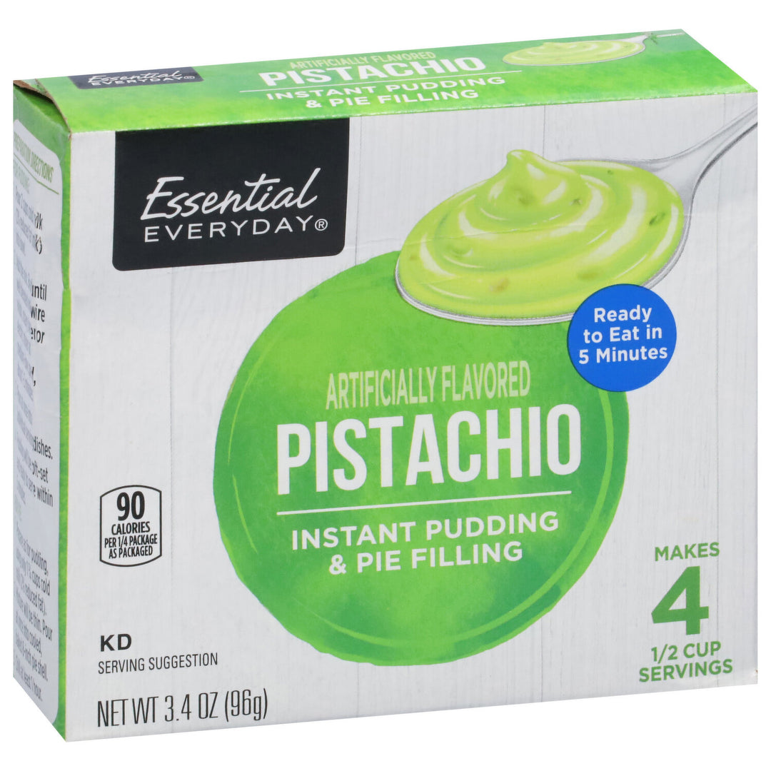 Pistachio Instant Pudding 3.4 oz -96g Essential Everyday