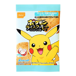 Pokemon Rice Cookie Coconut 8g