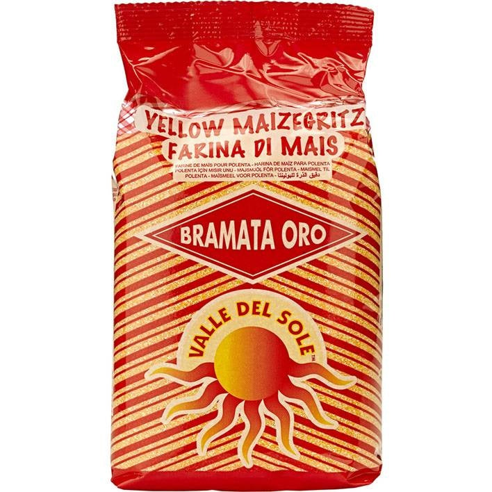 Polenta Corn Flour Bramamata Oro Yellow Maizegritz, 1kg
